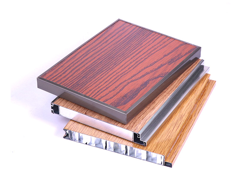 蘋果木鋁蜂窩板-公共衛生間隔斷