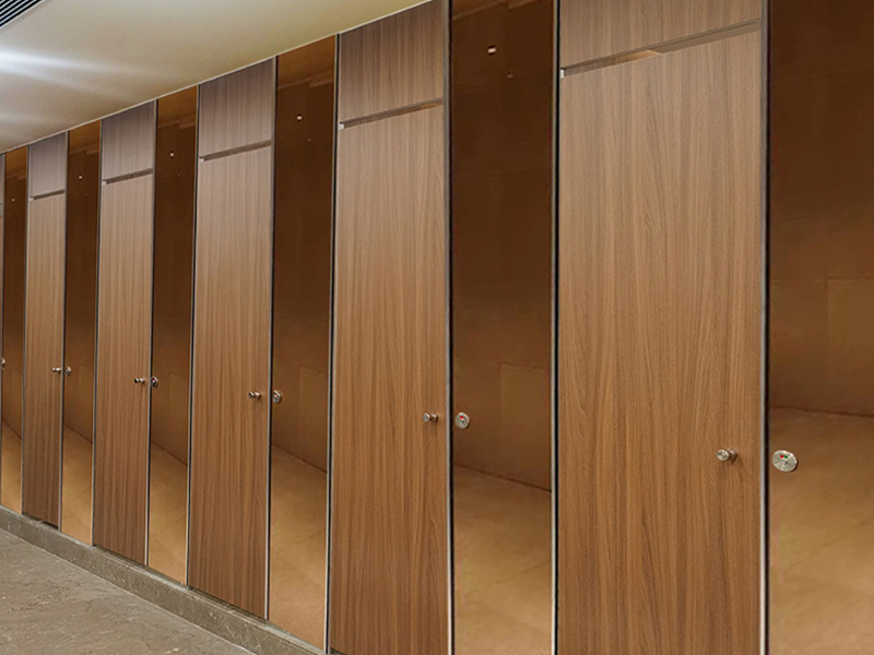 古銅色鋁蜂窩板-衛生間隔斷